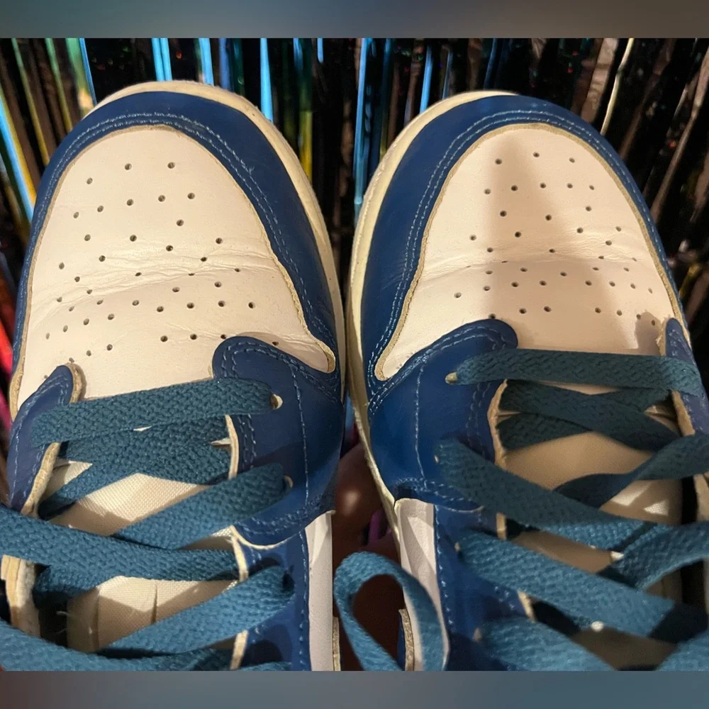 Jordan 1 low se industrial Blue Big Kids size 6 women’s 7 1/2